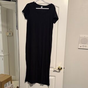 Old Navy Black Midi Dress